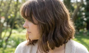 Round face: these new tapered bangs recommended by hairdressers will change your look this spring 2026