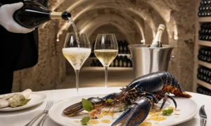 Blanc des Millénaires 2017: Fabien Ferré creates this dish around a shellfish, the Charles Heidsieck pairing that you must taste