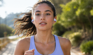 "People always ask me where my headphones come from" : I tested these Shokz open headphones which are worn like jewelry