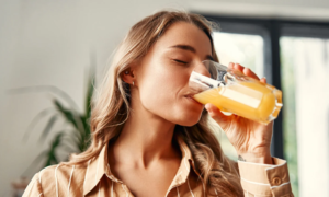 "I drink my treatments at snack time" : this homemade drink recipe makes the skin soft like a baby’s