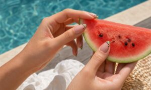 Nail trends: after the strawberry and cherry madness, this fruity nail art is invading Instagram this summer 2026