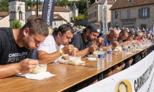 Heatwave, time started: in this village 9 French people compete for the world cup of this melted cheese which is driving the networks into panic