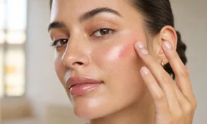 I found the perfect complexion texture for a glass skin effect and instant rosy cheeks