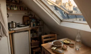 This attic accommodation taught Nathalie George to eat well with nothing… and all students should be inspired by it