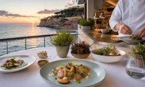 This dinner by Marcel Ravin at Monte-Carlo Beach hides a secret that the regulars keep to themselves, a clear result