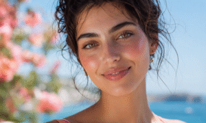"I look beautiful in two seconds" this Rare Beauty mini blush on sale wakes up the complexion before the holidays