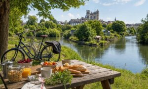 This bike ride with a gourmet break on the banks of this Hauts-de-France river is $12… and places are filling up