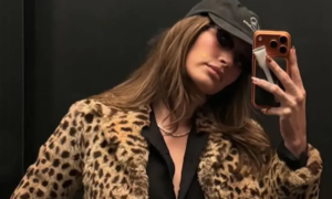 No more leopard/black combo: Hailey Bieber is banking on this warm color (and the stylists are following suit)