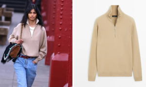 This $80 Massimo Dutti sweater looks exactly like the Chanel piece that caused a sensation on the catwalk